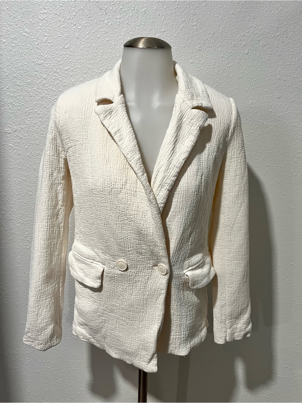 Forever 21 Off White Blazer Size Small